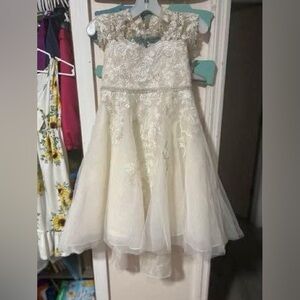 David’s Bridal flower girl dress